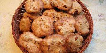 печенье с грецким орехом и кленовым сиропом