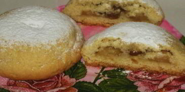 печенье яблочное сердце