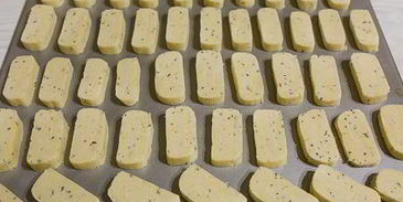 песочное печенье с лавандой