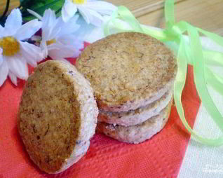 Песочное печенье с орехами