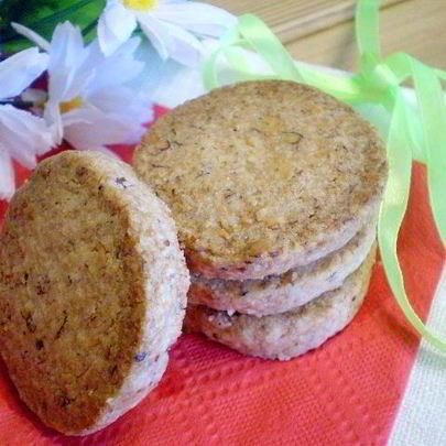 Песочное печенье с орехами