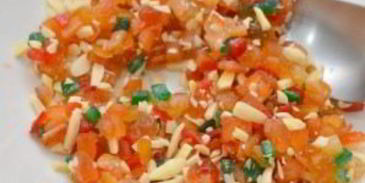 рождественское печенье с цукатами и орехами