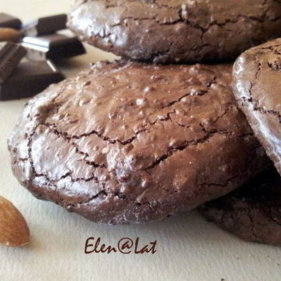 Шоколадно-миндальное печенье