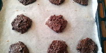 шоколадно-миндальное печенье