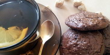 шоколадно-миндальное печенье