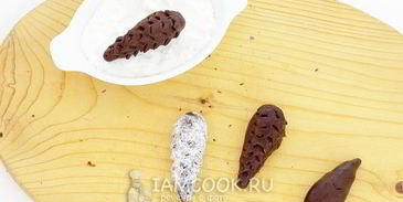 шоколадное печенье шишки