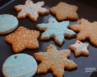 Цветная глазурь для печенья