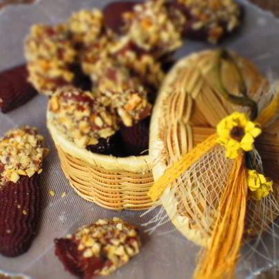 Венское шоколадное печенье с фундуком