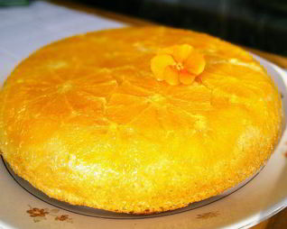 Апельсиновый пирог-перевертыш