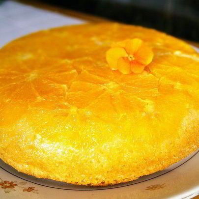 Апельсиновый пирог-перевертыш