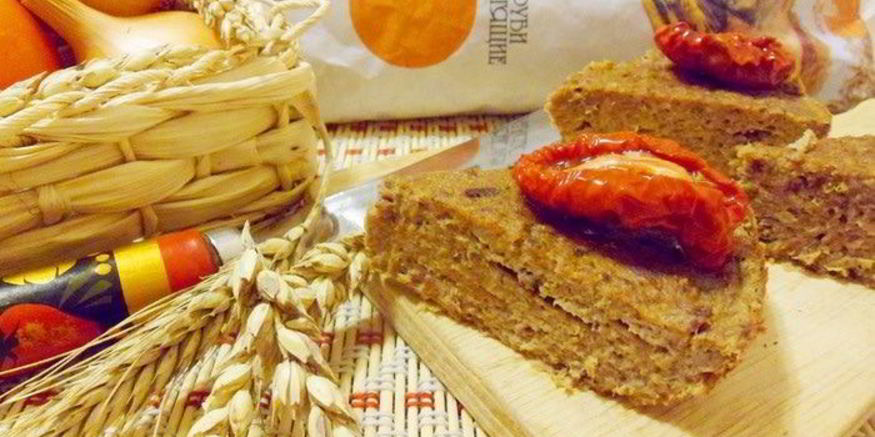 Рецепт белкового рыбного пирога с отрубями