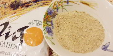 белковый рыбный пирог с отрубями