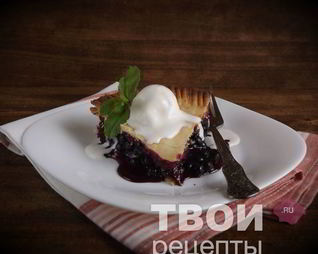 Черничный пирог