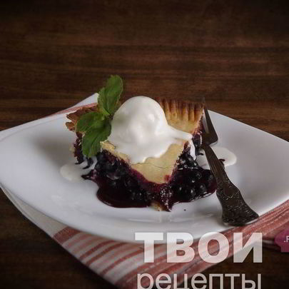 Черничный пирог