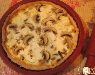 Грибной пирог