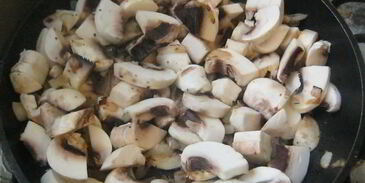 грибной пирог