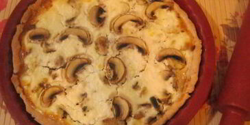 грибной пирог