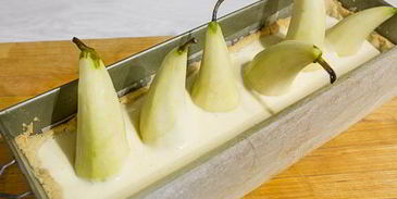 грушевый пирог со сливочным сыром