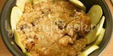 кабачковый пирог с фаршем в мультиварке