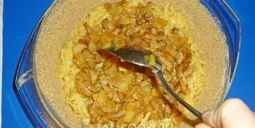 капустный пирог с мясом