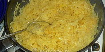 капустный пирог с мясом