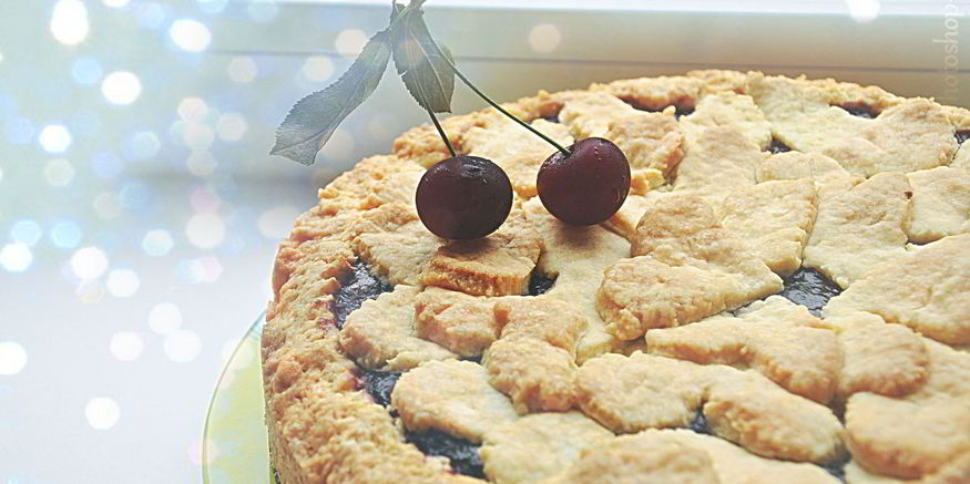 Рецепт клубничного пирога на песочном тесте