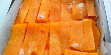 насыпной пирог с тыквой