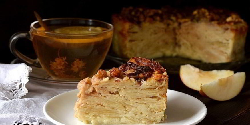 Рецепт невидимого яблочного пирога