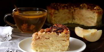 невидимый яблочный пирог