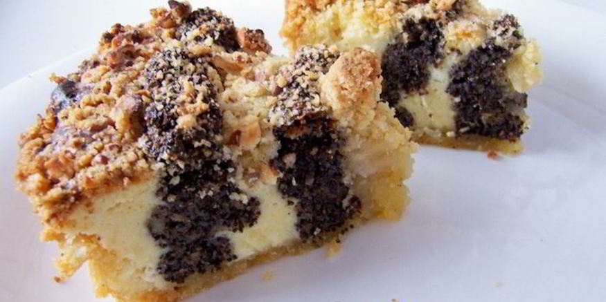 Рецепт нежного маково-творожный пирог