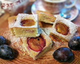 Осенний сливовый пирог