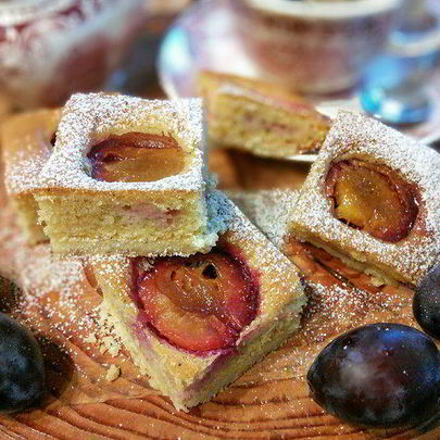 Осенний сливовый пирог