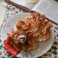 Рецепт Пастушьего пирога с корочкой из слоеного теста