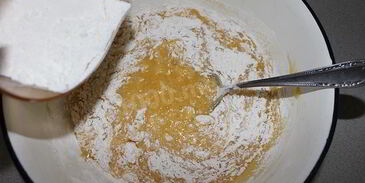 песочный пирог с малиной в духовке