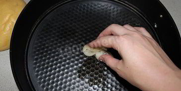 песочный пирог с малиной в духовке