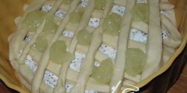 пирог бабочка с творогом