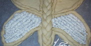 пирог бабочка с творогом