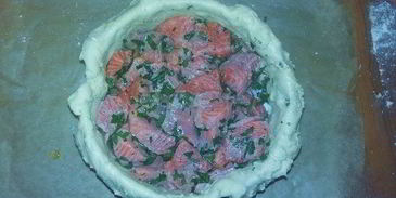 пирог-многослойник праздничный