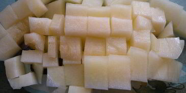 пирог на хлопьях нордик с дыней и физалисом