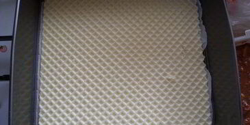 пирог на хлопьях нордик с дыней и физалисом