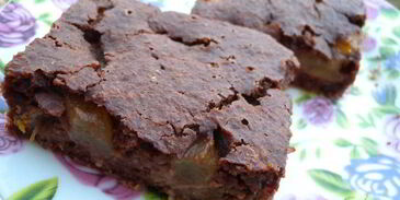 пирог на хлопьях нордик с дыней и физалисом