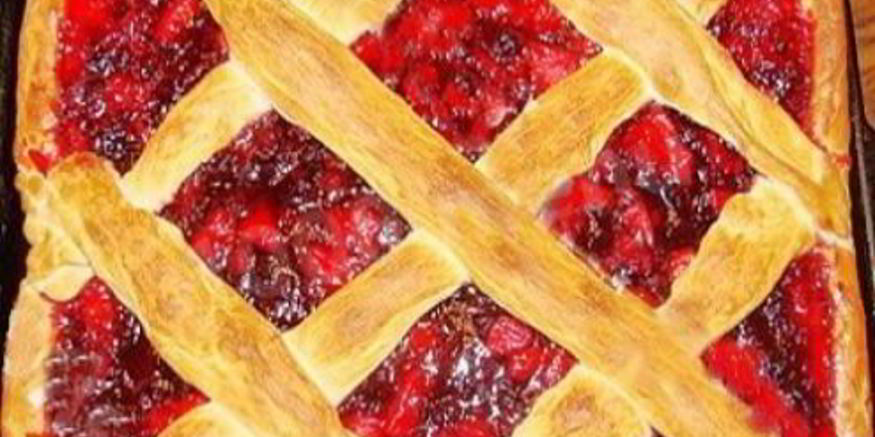 Рецепт пирога с индейкой и клюквой