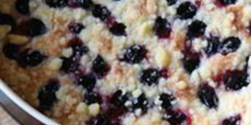 Рецепт пирога с крыжовником и творожным кремом