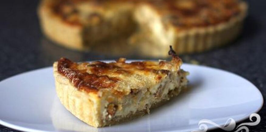 Рецепт пирога с луком и цветной капустой