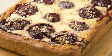 пирог сливовый