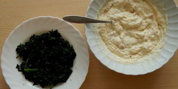 пирог со шпинатом и рикоттой из слоеного теста