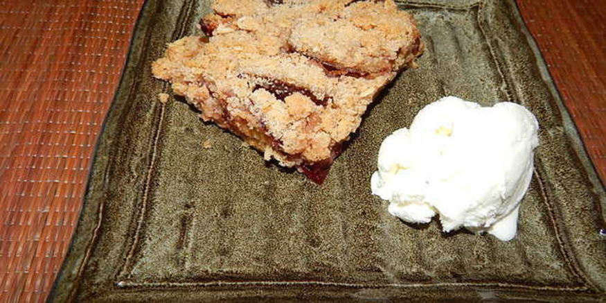 Рецепт пирога со сливой насыпной