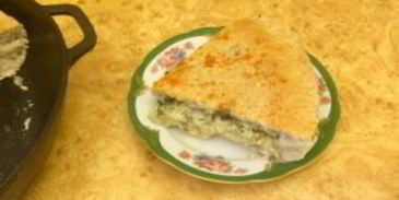 рыбный пирог на закваске