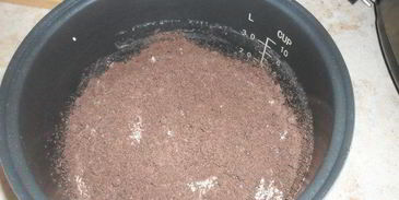 шоколадно-творожный пирог