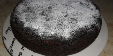 шоколадно-творожный пирог